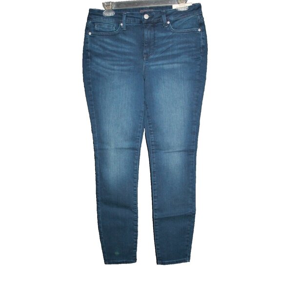 NYDJ Jeans Womens Size 6 Dark Blue Ami Skinny Stretch Denim Lift Tuck 30x28 NEW - Picture 1 of 2